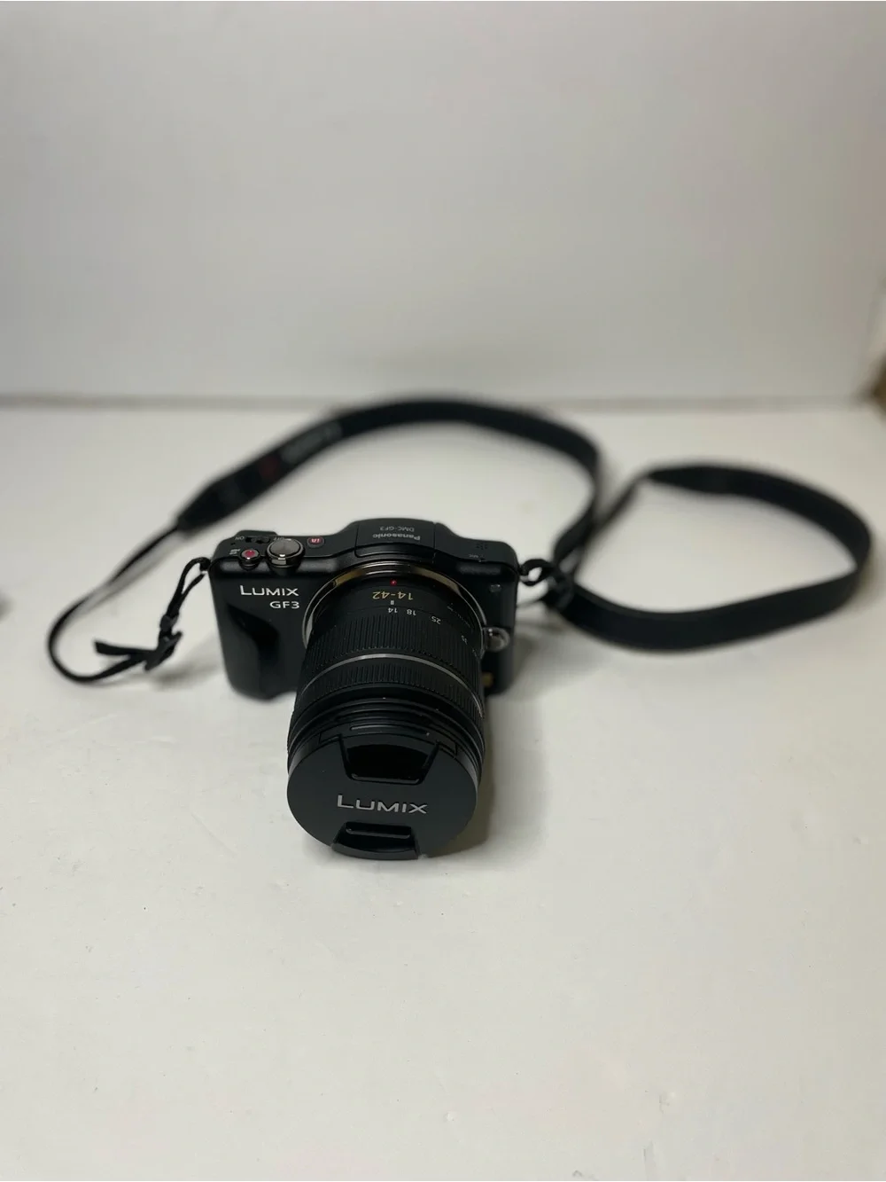 Panasonic Lumix DMC-GF3K Mirrorless Camera Box - Silver/Black Artwork